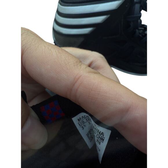 Adidas Crazy Shadow J Black Size 3.5 High Top Shoes - Picture 6 of 8